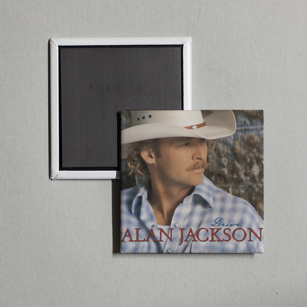 Alan Jackson - Drive Album Cover Fridge Magnet