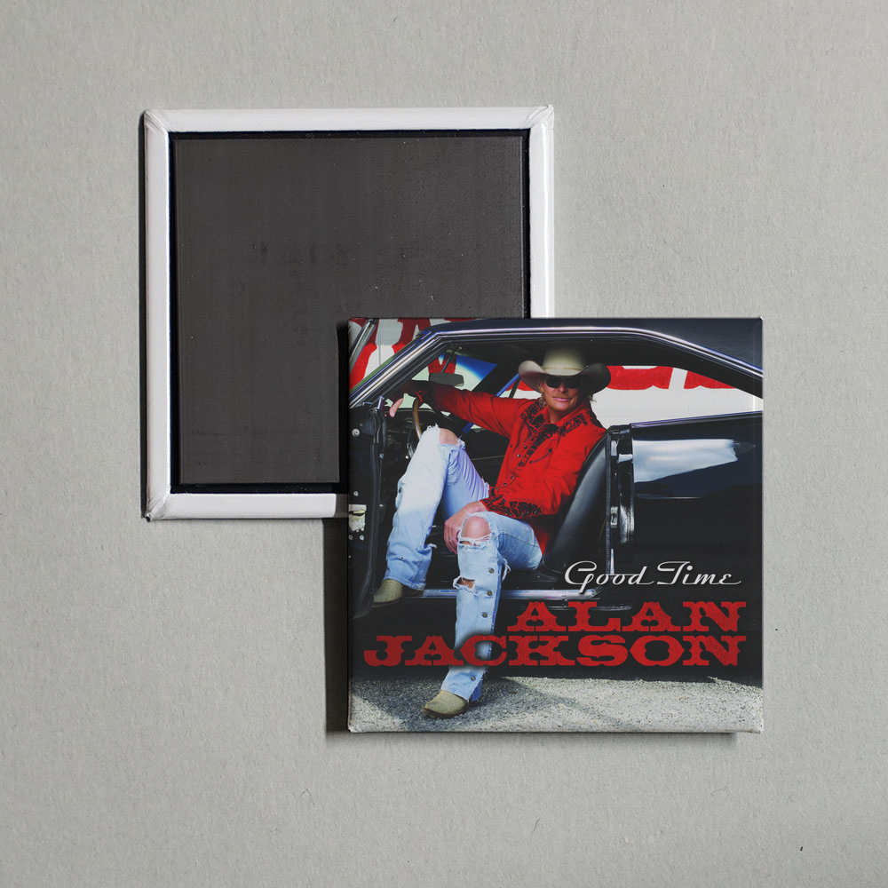 Alan Jackson - Good Time Album Cover Fridge Magnet