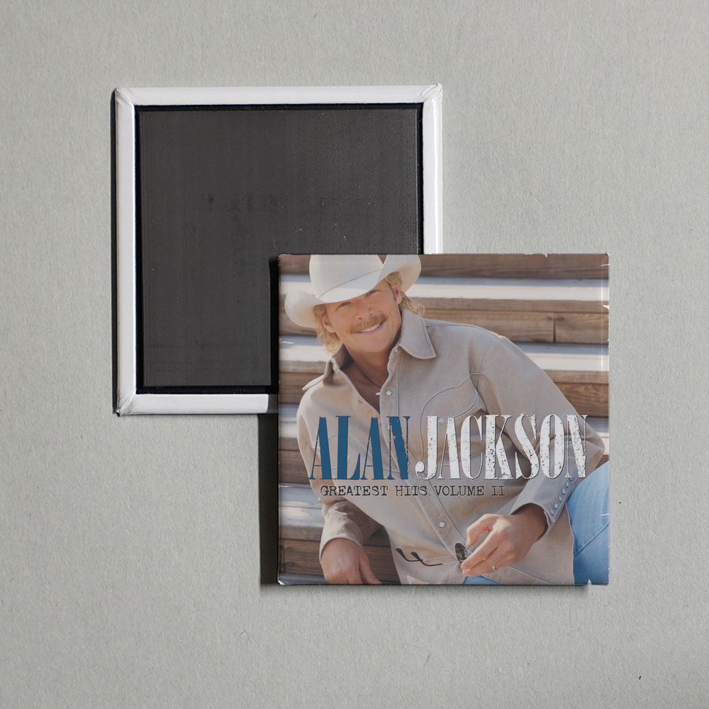Alan Jackson - Greatest Hits Volume II Album Cover Fridge Magnet