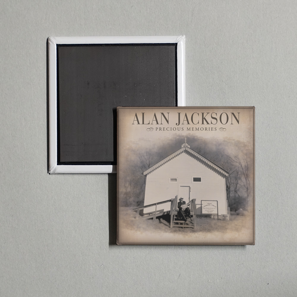 Alan Jackson - Precious Memories Album Cover Fridge Magnet
