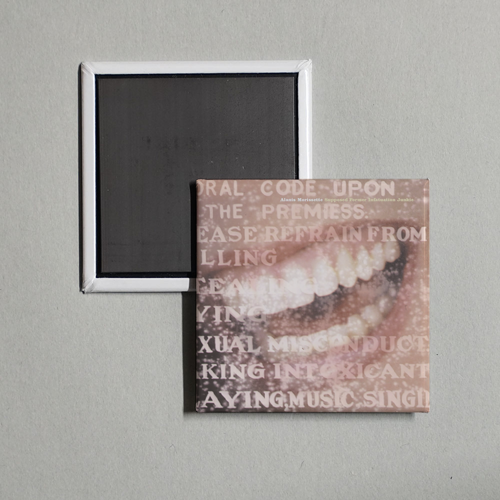 Alanis Morissette - Supposed Former Infatuation Junkie Album Cover Fridge Magnet