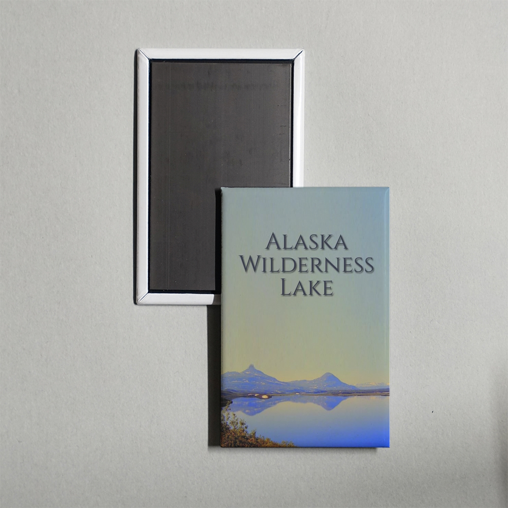 Alaska Wilderness Lake Mini Movie Fridge Magnet