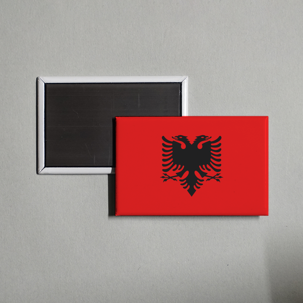 Albania Flag Fridge Magnet