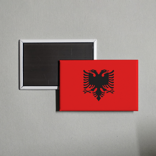 Albania Flag Fridge Magnet