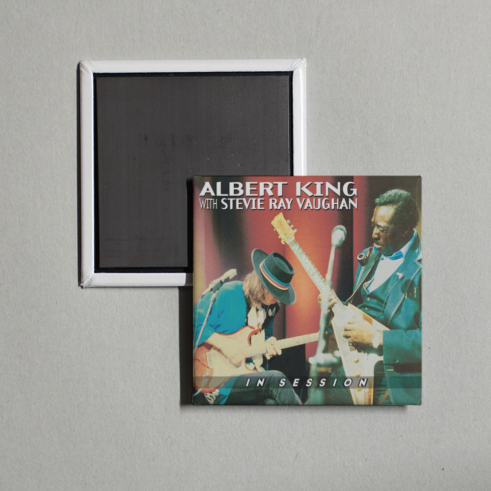 Albert King with Stevie Ray Vaughan - In Session (Remaster w eBooklet) Album Cover Fridge Magnet