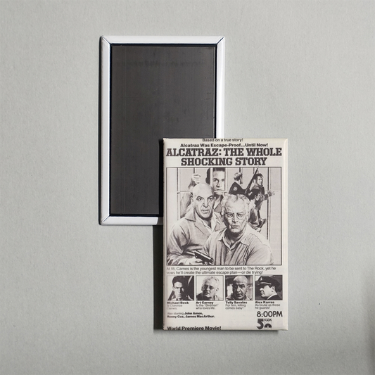 Alcatraz The Whole Shocking Story Mini Movie Fridge Magnet