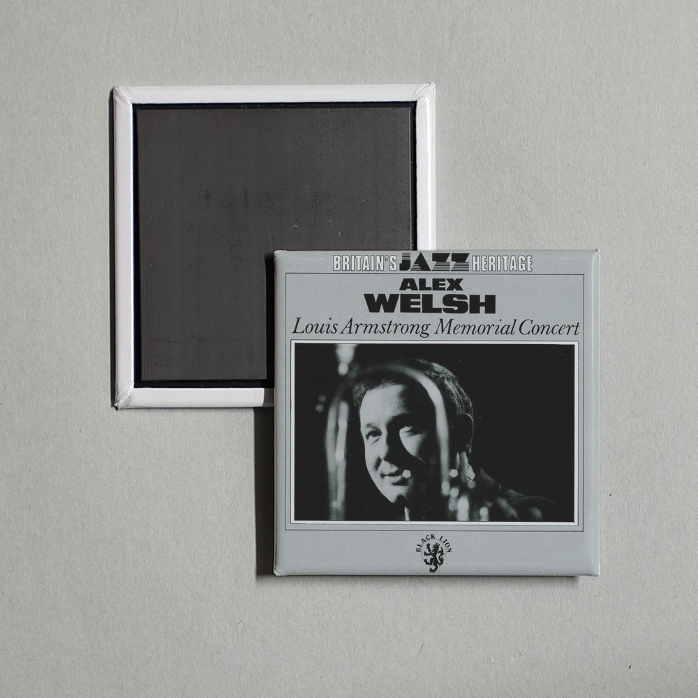 Alex Welsh - Louis Armstrong Memorial Concert Album Cover Fridge Magnet