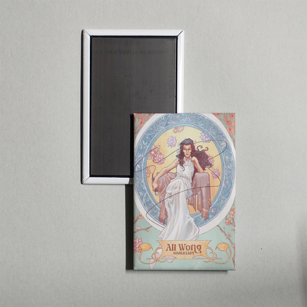Ali Wong Single Lady Mini Movie Fridge Magnet