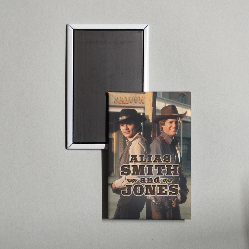 Alias Smith and Jones TV Show Fridge Magnet