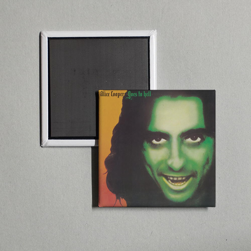 Alice Cooper - Alice Cooper Goes to Hell Album Cover Fridge Magnet
