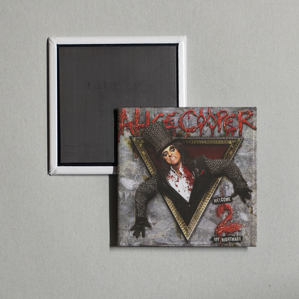 Alice Cooper - Welcome 2 My Nightmare Album Cover Fridge Magnet