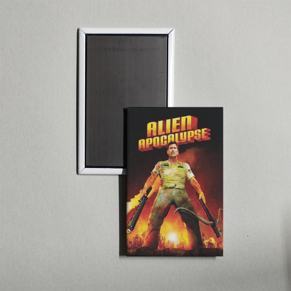 Alien Apocalypse Mini Movie Fridge Magnet