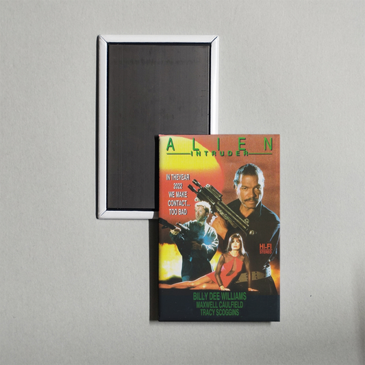 Alien Intruder Mini Movie Fridge Magnet