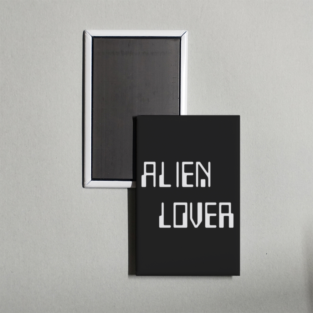 Alien Lover Mini Movie Fridge Magnet