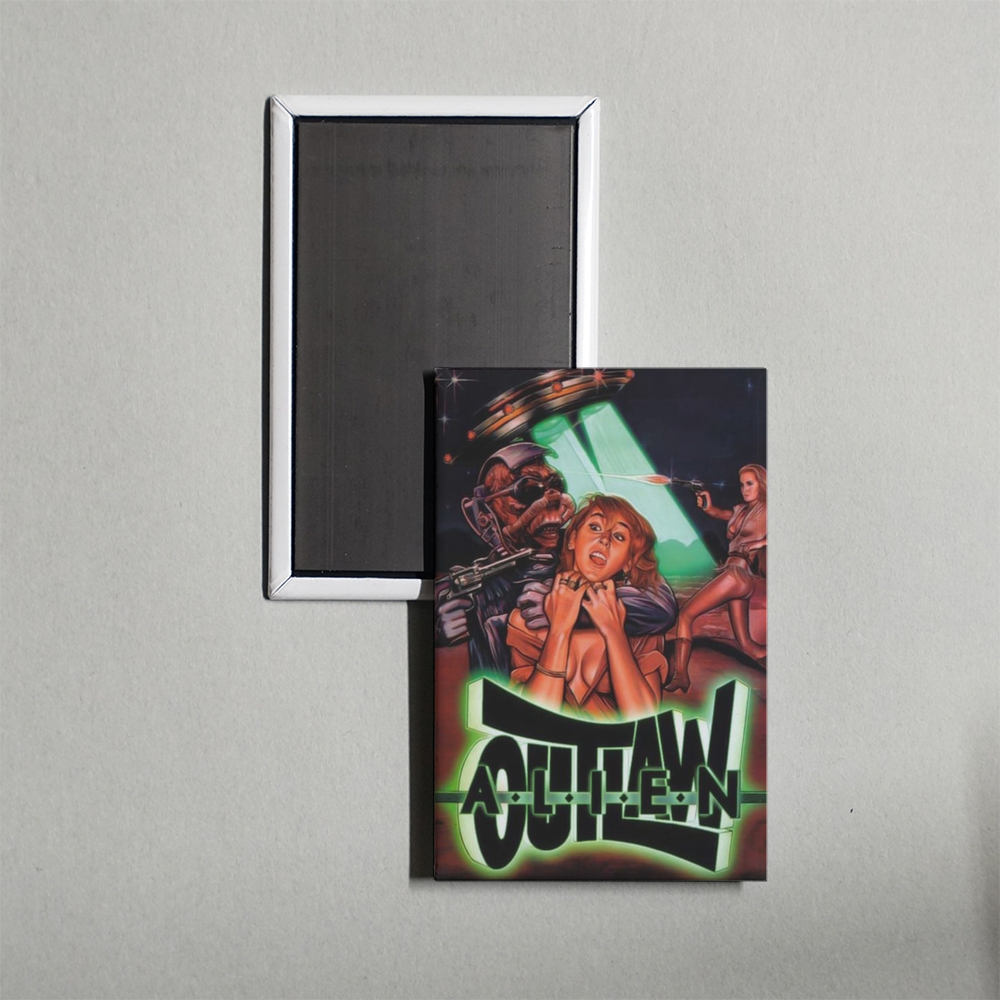 Alien Outlaw Mini Movie Fridge Magnet
