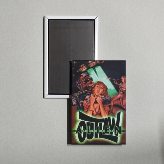 Alien Outlaw Mini Movie Fridge Magnet