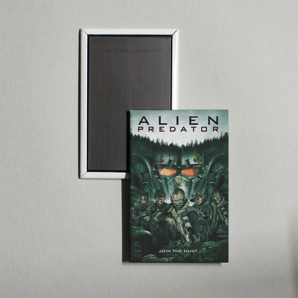Alien Predator Mini Movie Fridge Magnet