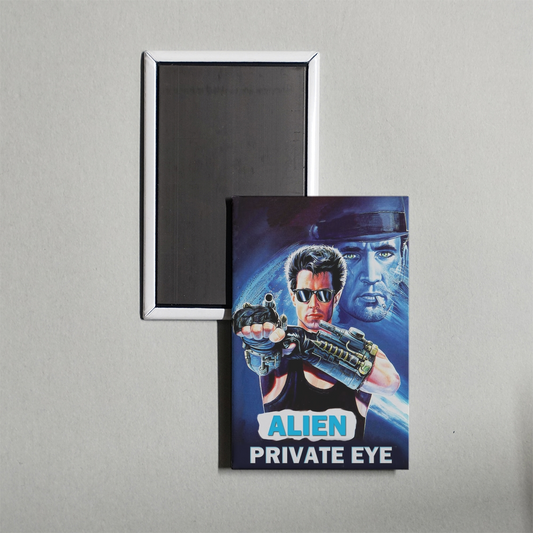 Alien Private Eye Mini Movie Fridge Magnet