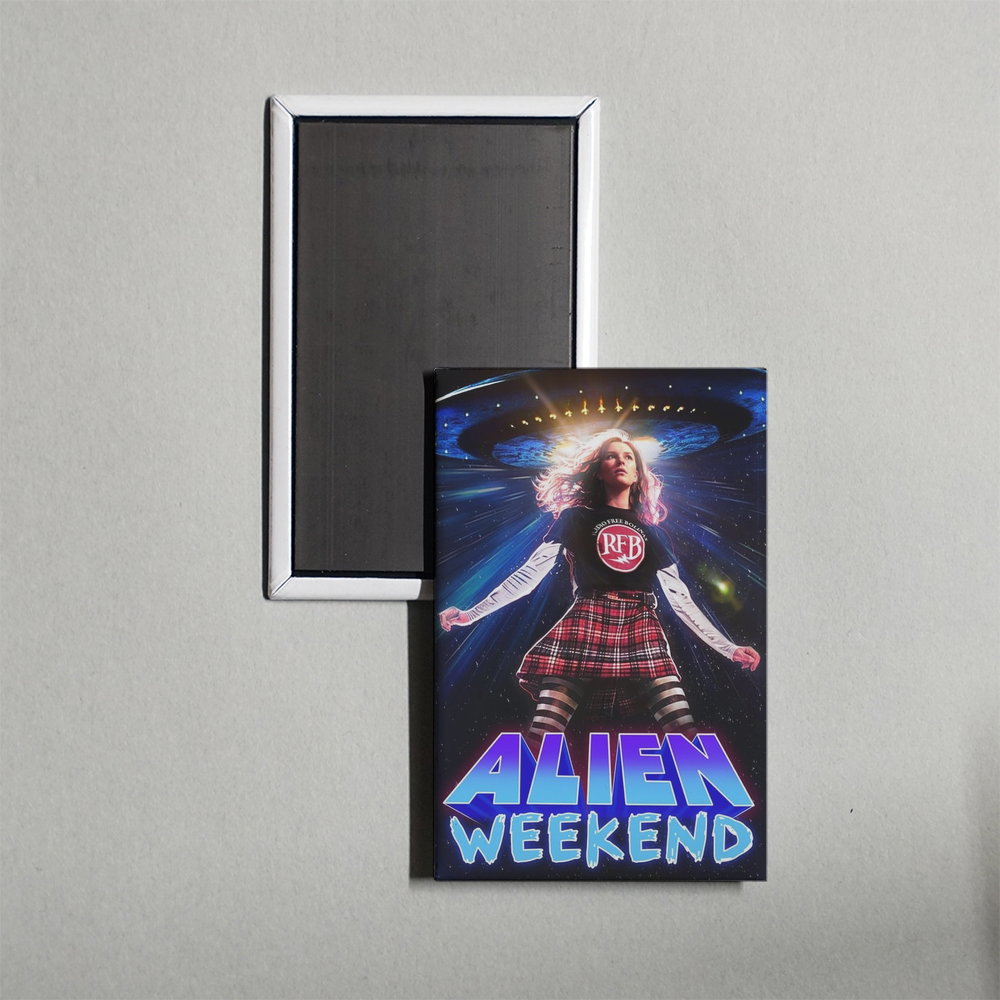 Alien Weekend Mini Movie Fridge Magnet