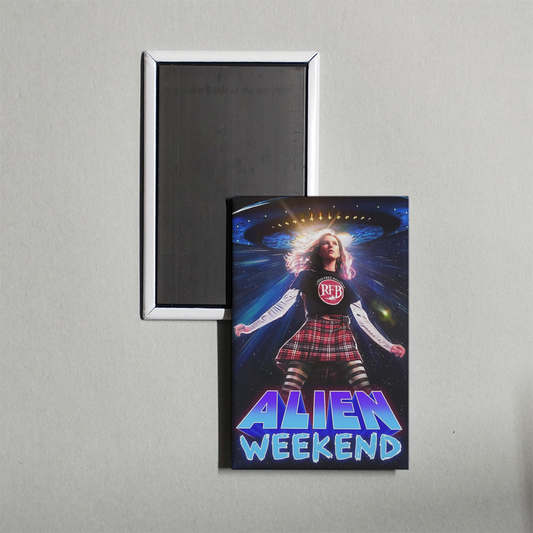 Alien Weekend Mini Movie Fridge Magnet
