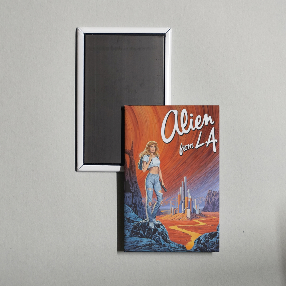 Alien from L.A. Mini Movie Fridge Magnet