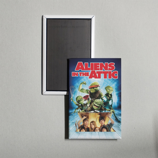 Aliens in the Attic Mini Movie Fridge Magnet