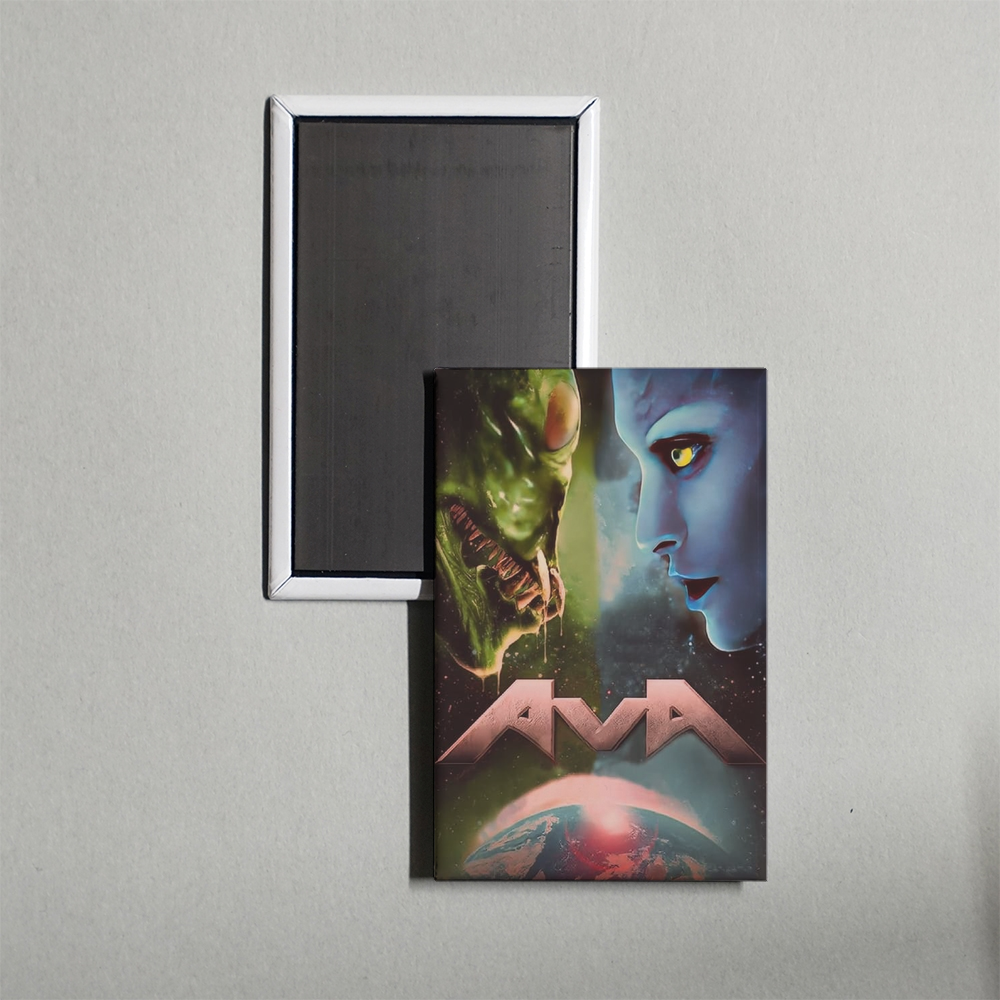 Aliens vs Avatars Mini Movie Fridge Magnet
