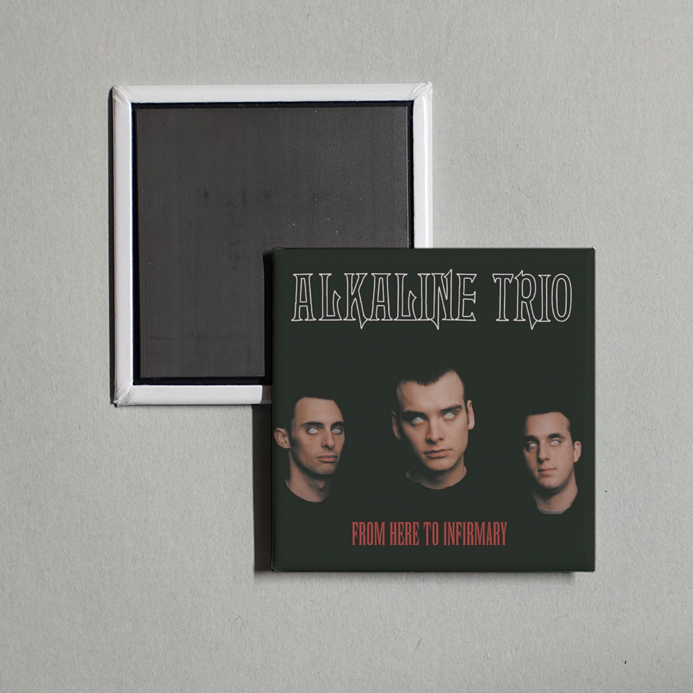 Alkaline Trio - From Here to Infirmary Album Cover Fridge Magnet