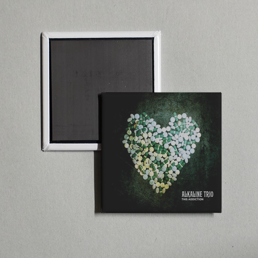 Alkaline Trio - This Addiction (Deluxe Edition) Album Cover Fridge Magnet