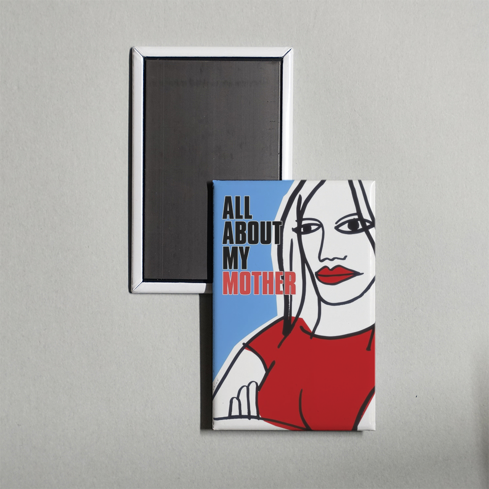All About My Mother Mini Movie Fridge Magnet