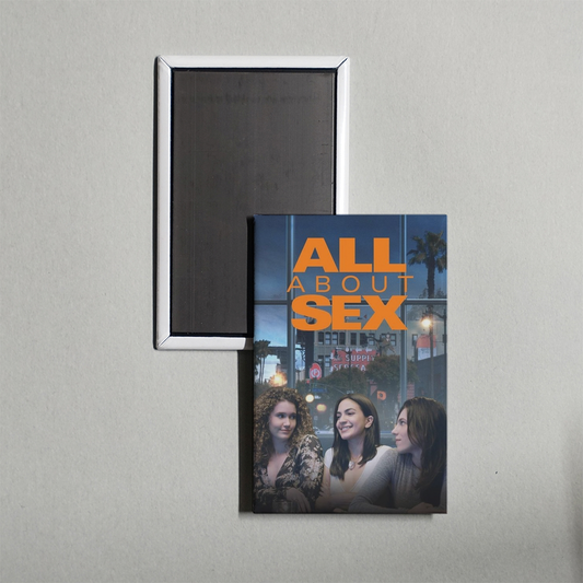 All About Sex Mini Movie Fridge Magnet