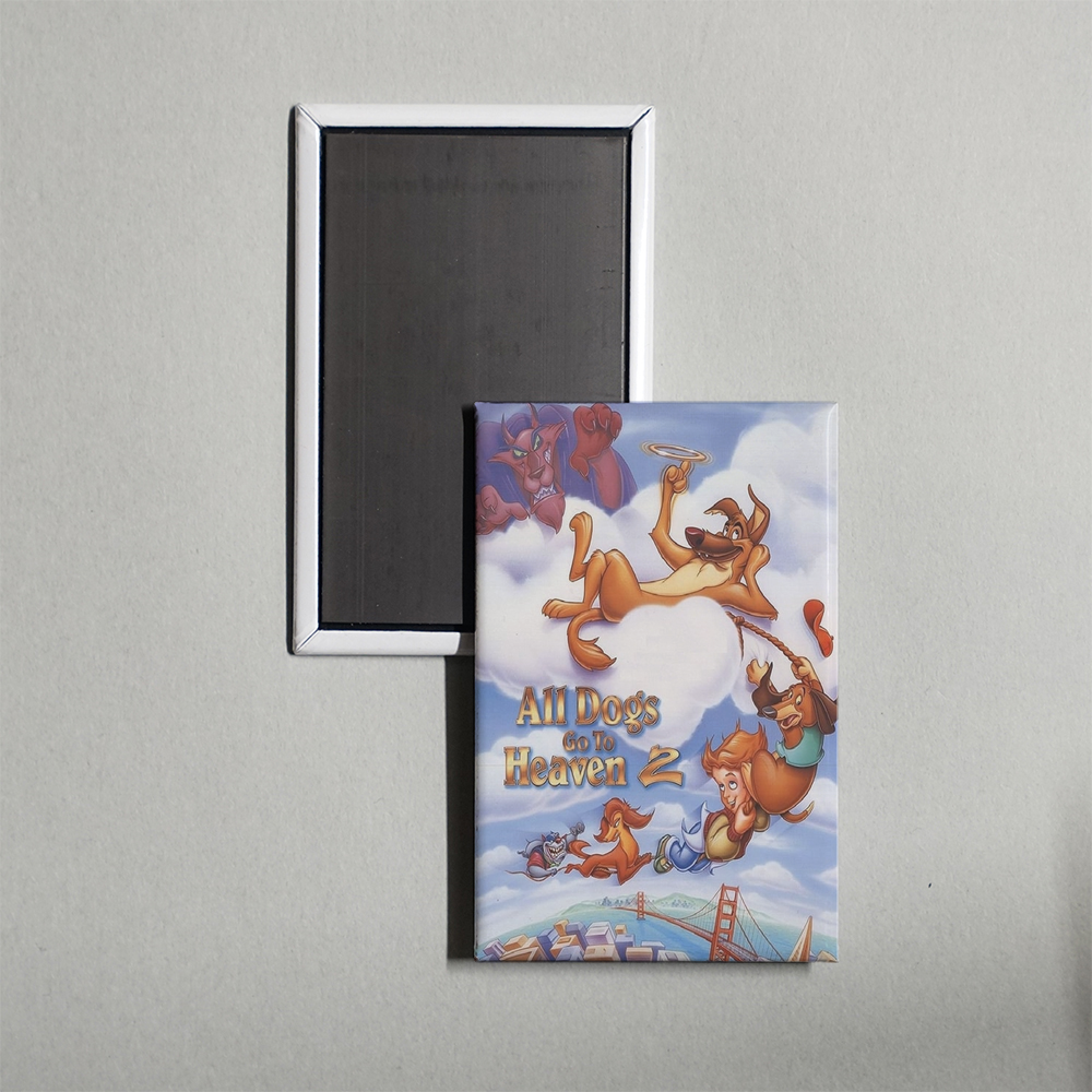 All Dogs Go to Heaven 2 Mini Movie Fridge Magnet
