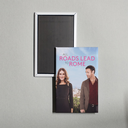 All Roads Lead to Rome Mini Movie Fridge Magnet