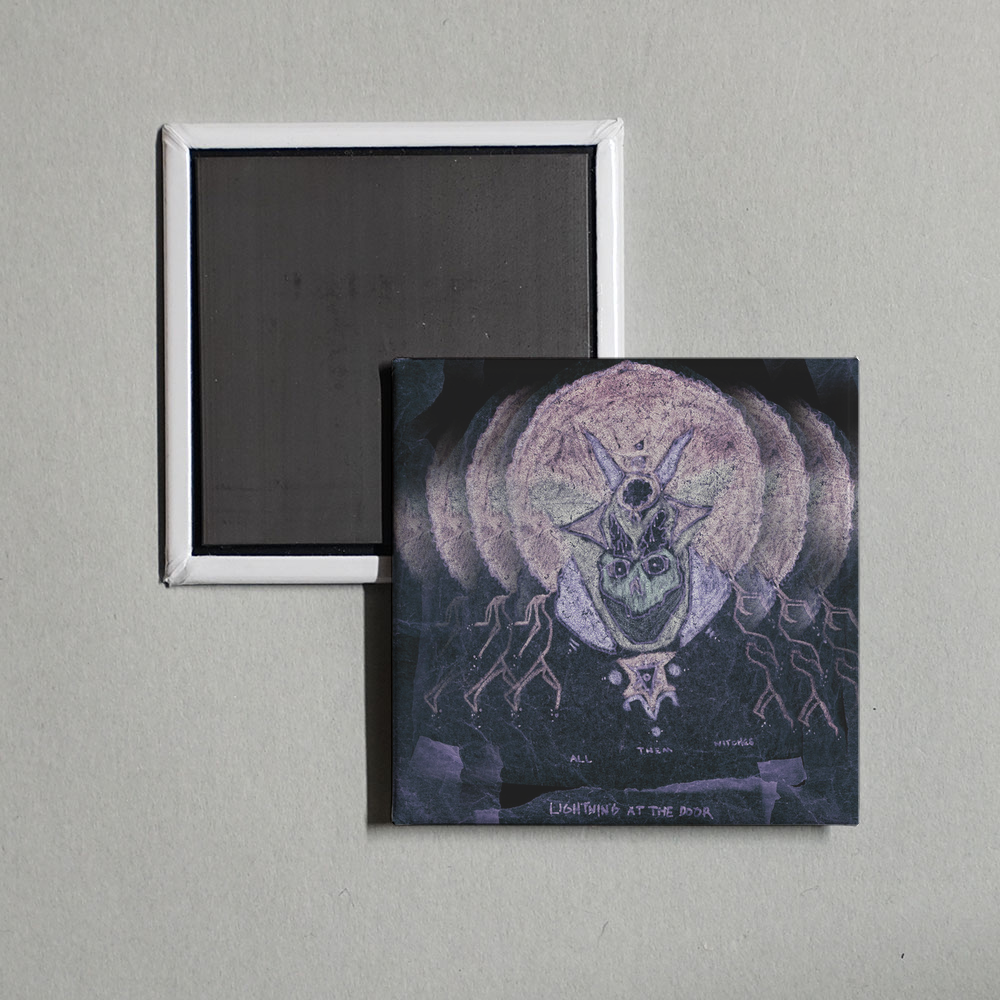 All Them Witches - Lightning At The Door Album Cover Fridge Magnet