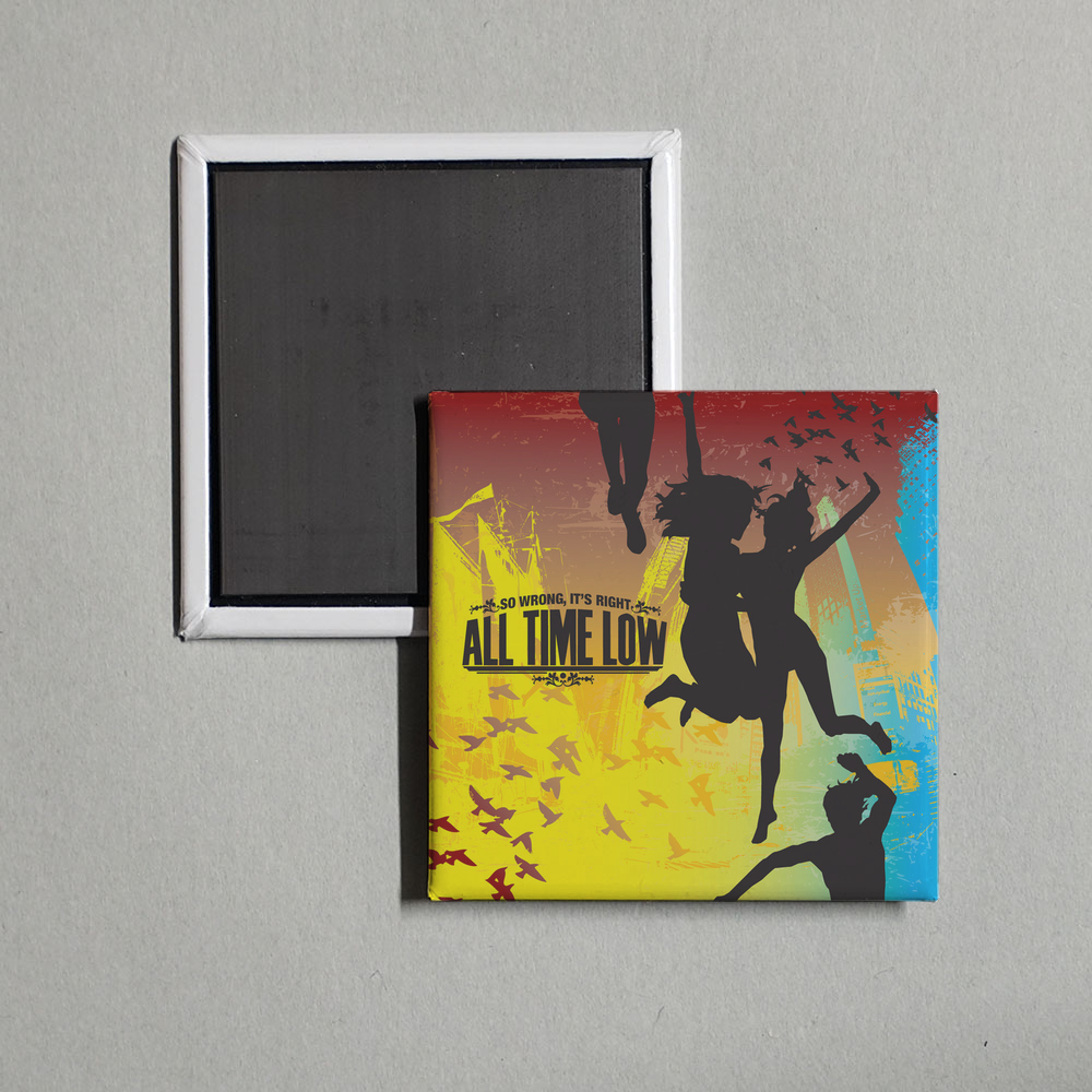 All Time Low - So Wrong, It's Right Album Cover Fridge Magnet