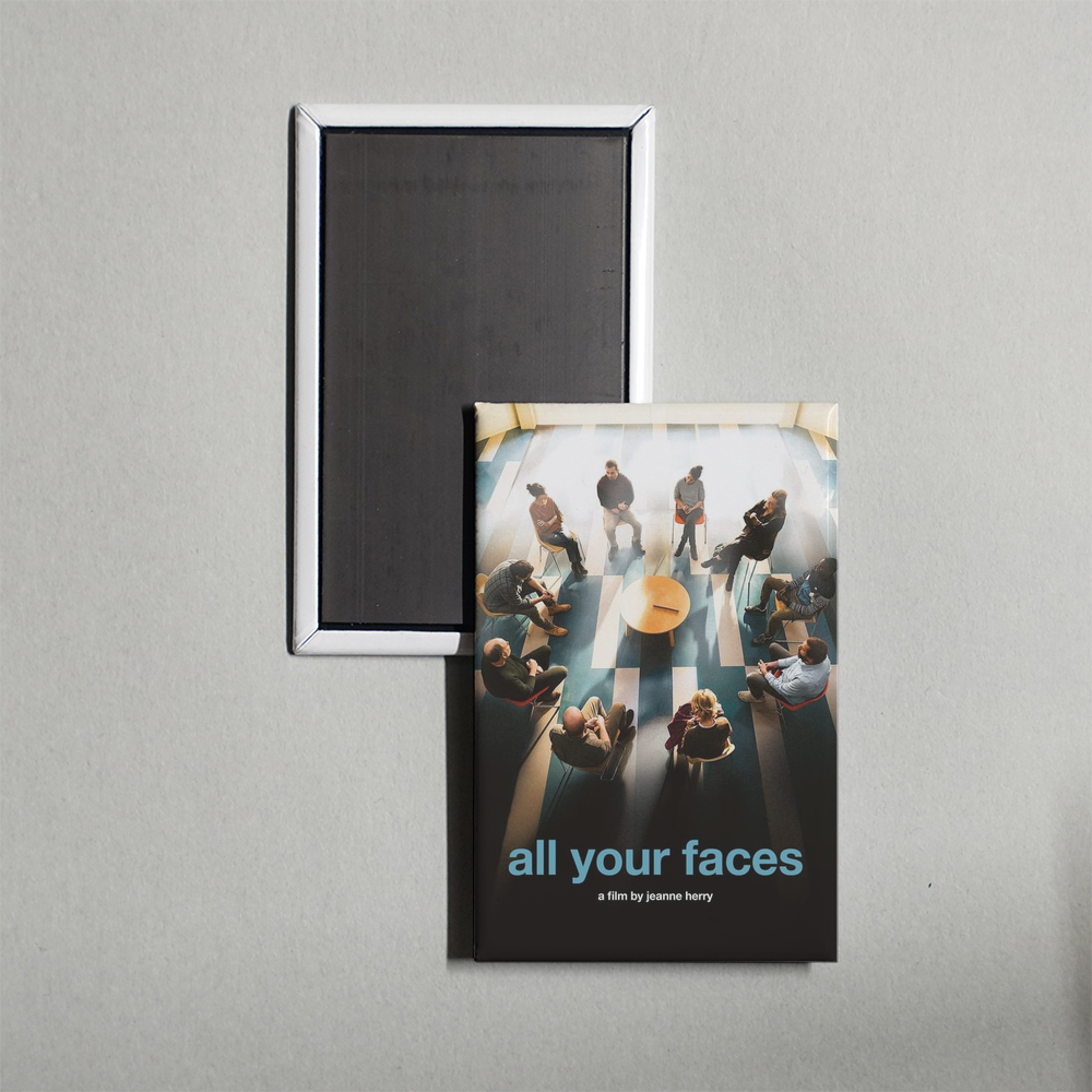 All Your Faces Mini Movie Fridge Magnet