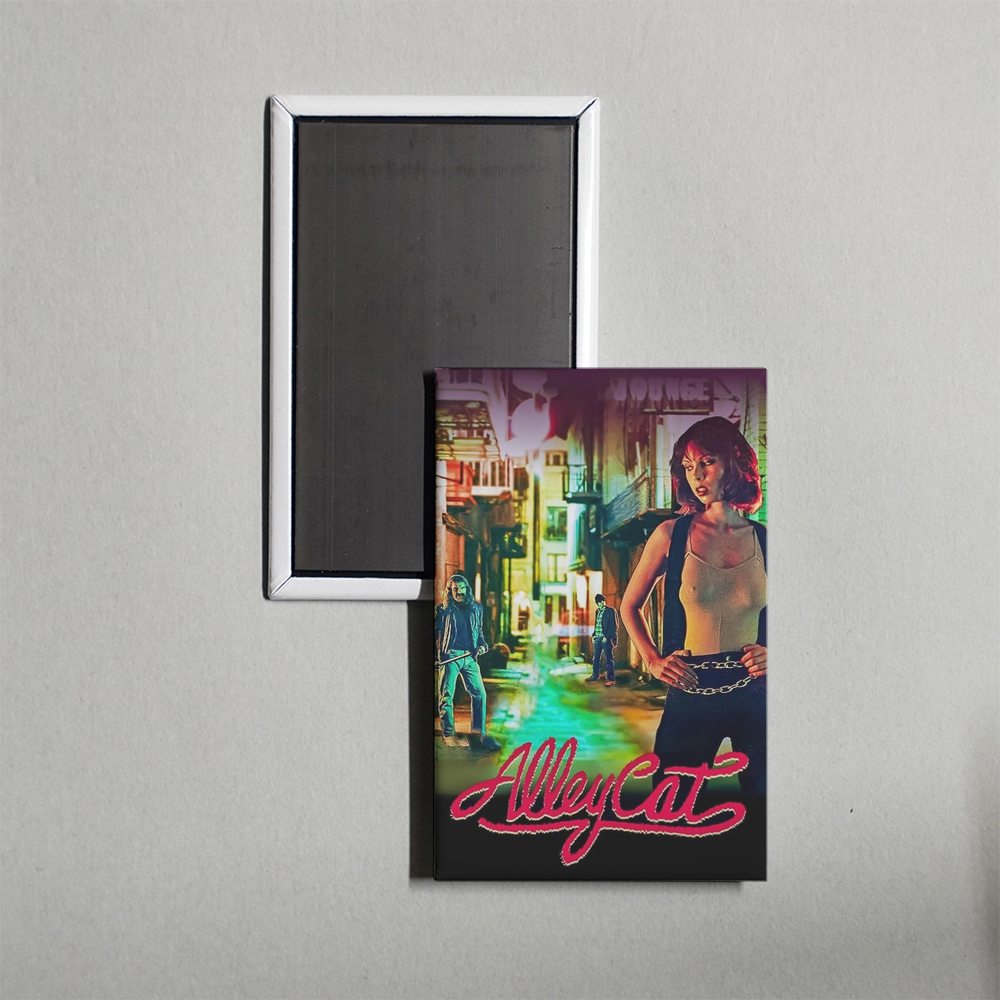 Alley Cat Mini Movie Fridge Magnet