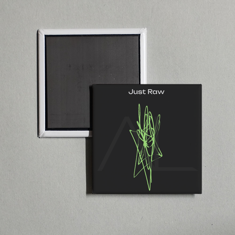 Aloboi - Raw Tracks and Reworks Album Cover Fridge Magnet