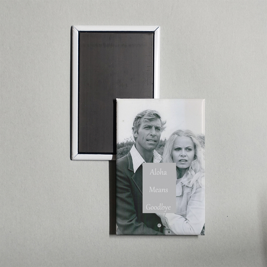 Aloha Means Goodbye Mini Movie Fridge Magnet
