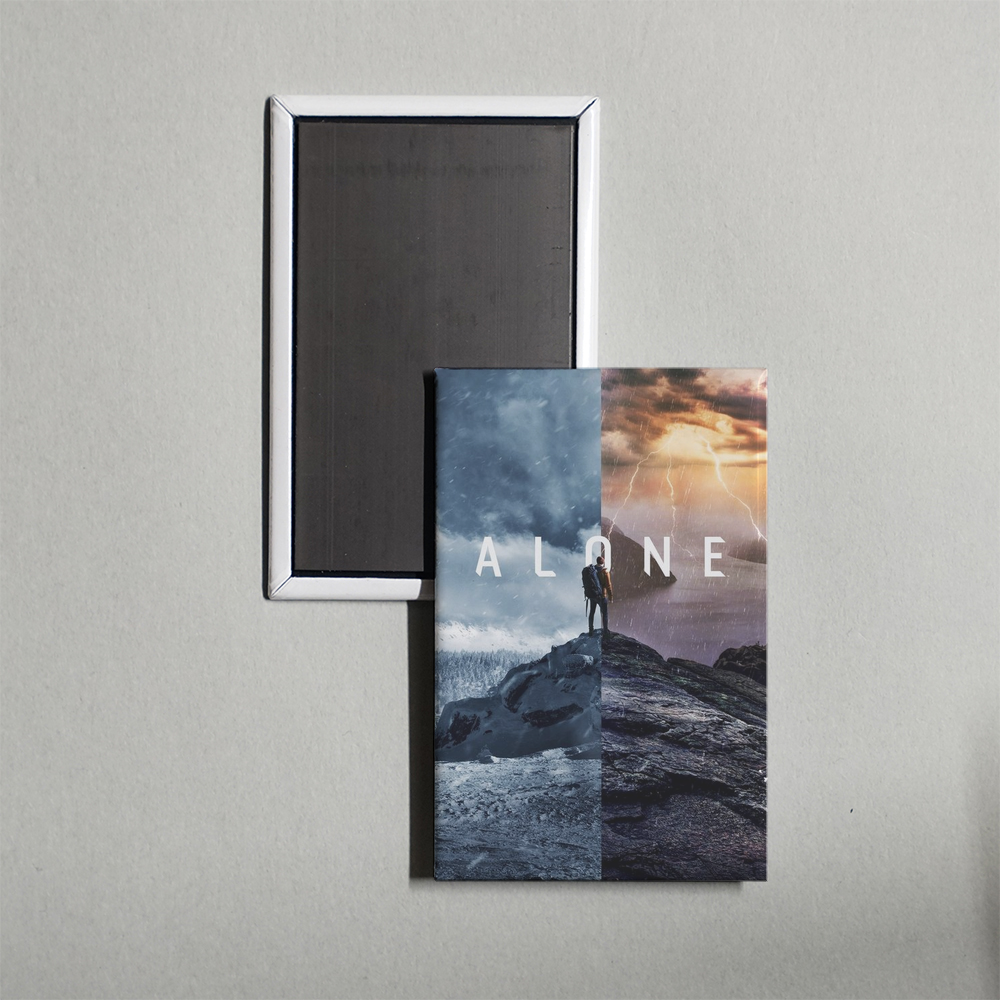 Alone TV Show Fridge Magnet