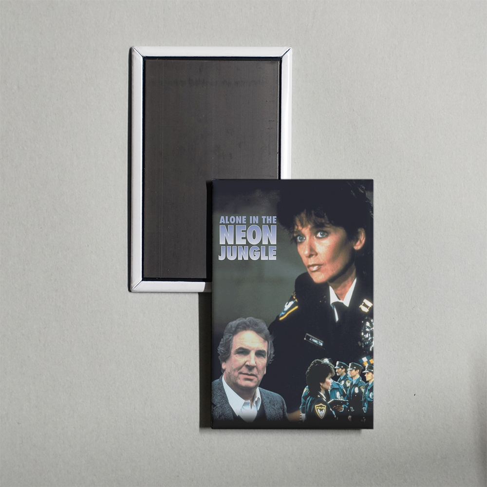Alone in the Neon Jungle Mini Movie Fridge Magnet