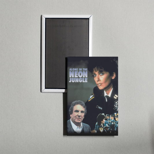 Alone in the Neon Jungle Mini Movie Fridge Magnet