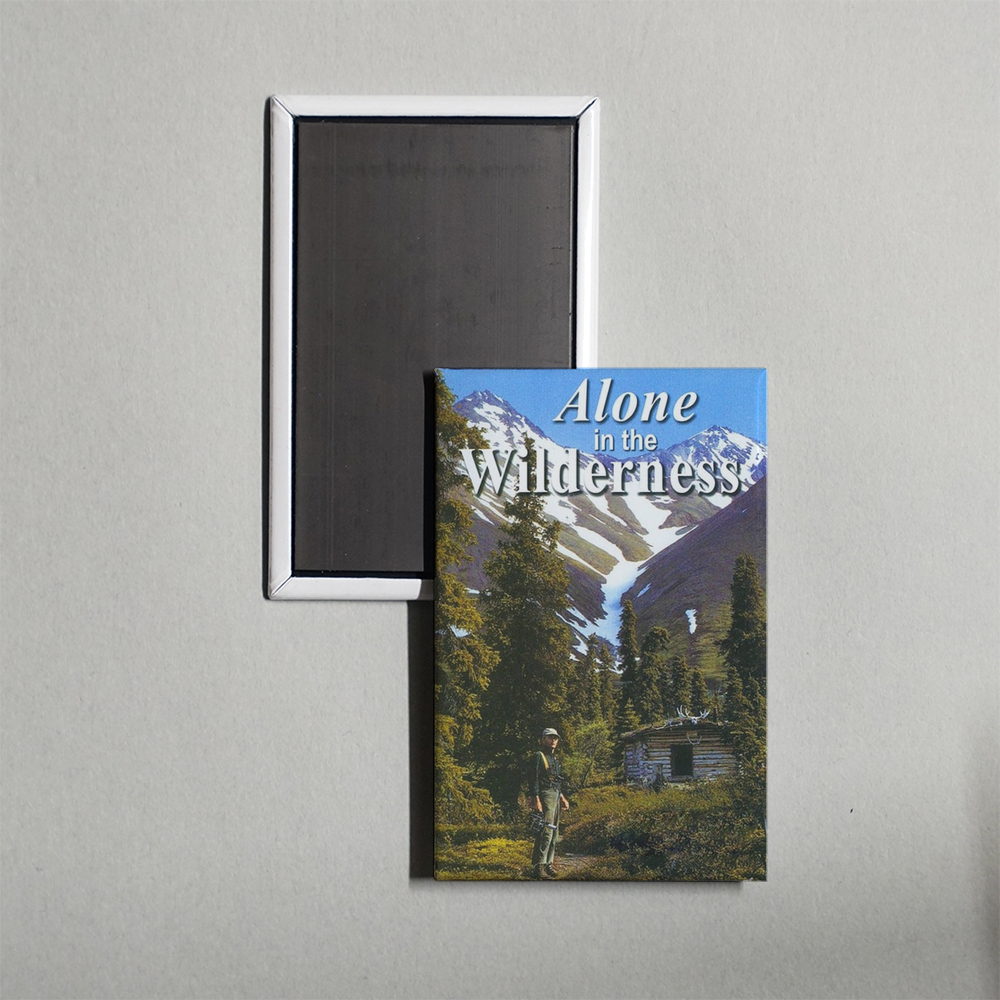 Alone in the Wilderness Mini Movie Fridge Magnet