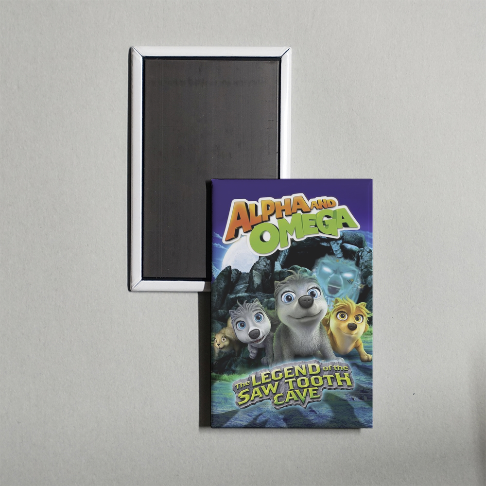 Alpha and Omega The Legend of the Saw Tooth Cave Mini Movie Fridge Magnet