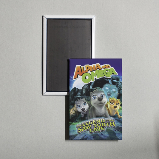 Alpha and Omega The Legend of the Saw Tooth Cave Mini Movie Fridge Magnet