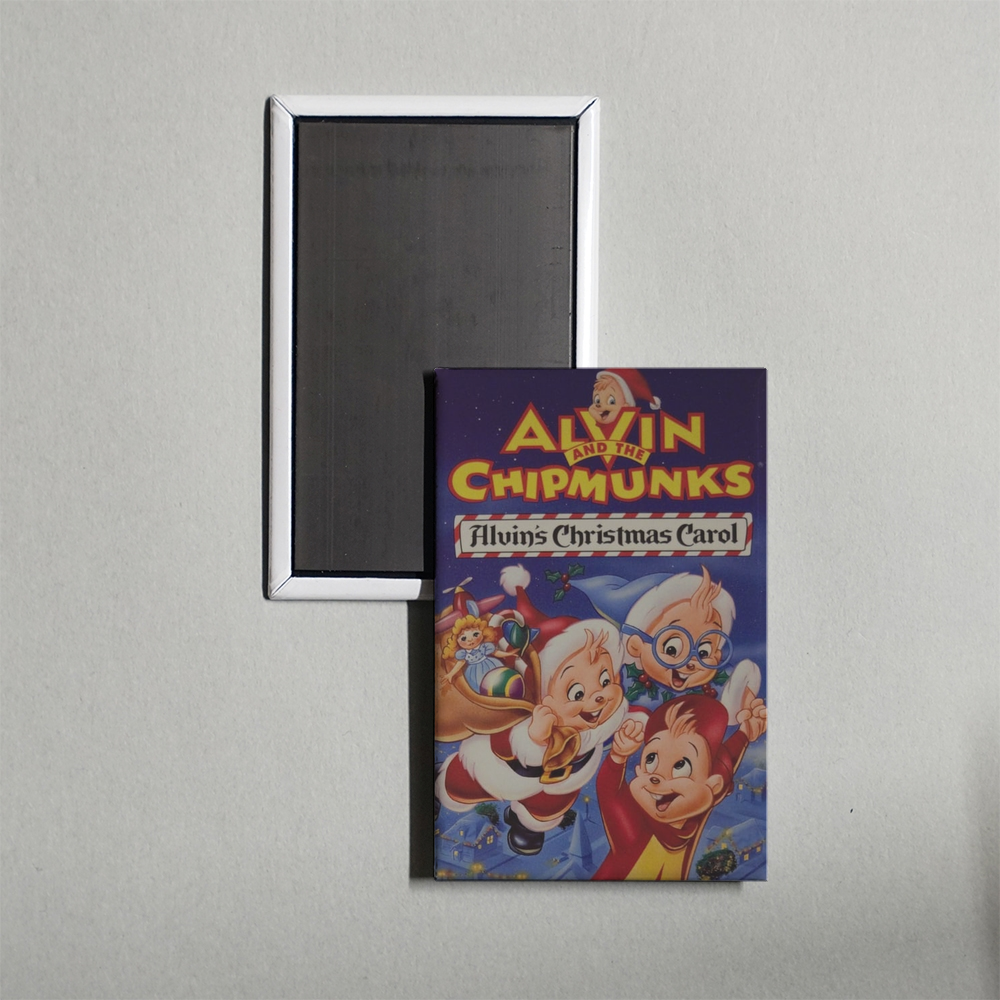 Alvin and the Chipmunks Alvin's Christmas Carol Mini Movie Fridge Magnet