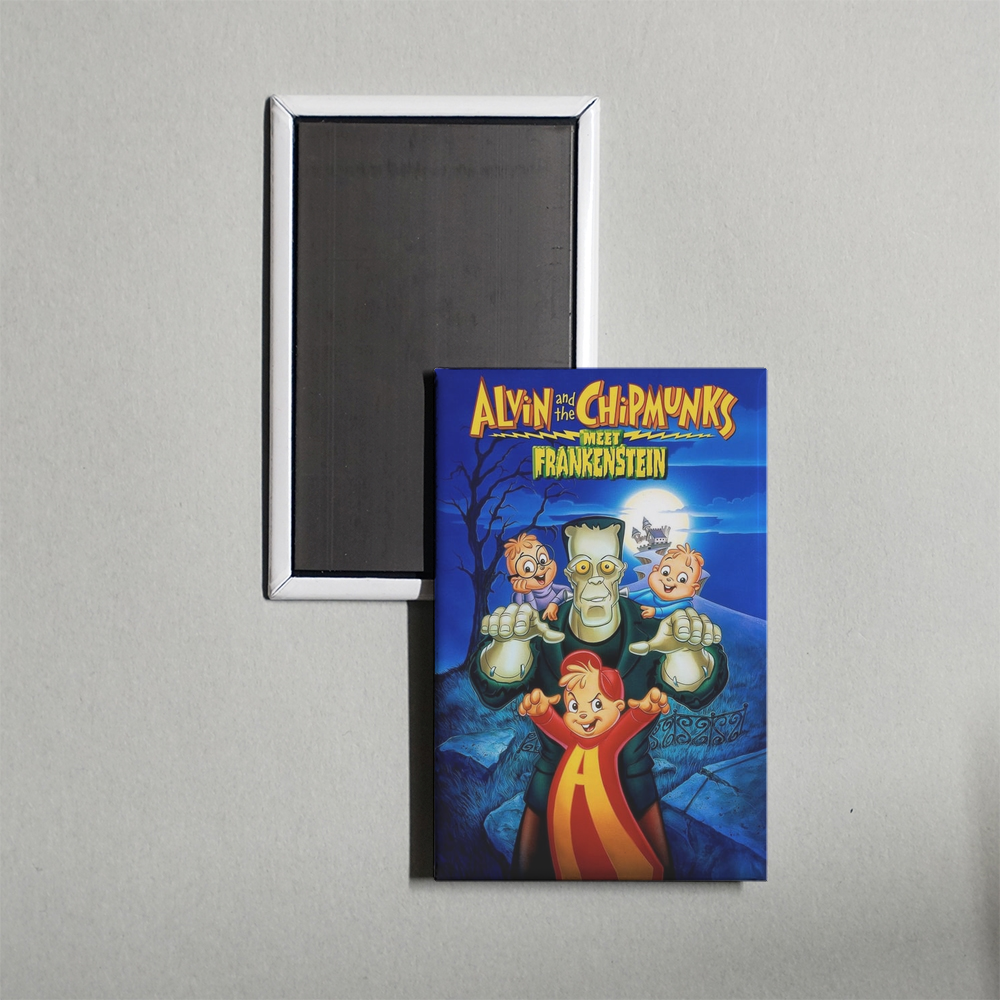 Alvin and the Chipmunks Meet Frankenstein Mini Movie Fridge Magnet