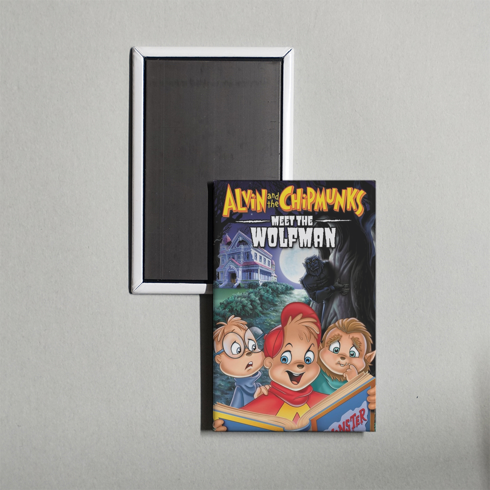 Alvin and the Chipmunks Meet the Wolfman Mini Movie Fridge Magnet