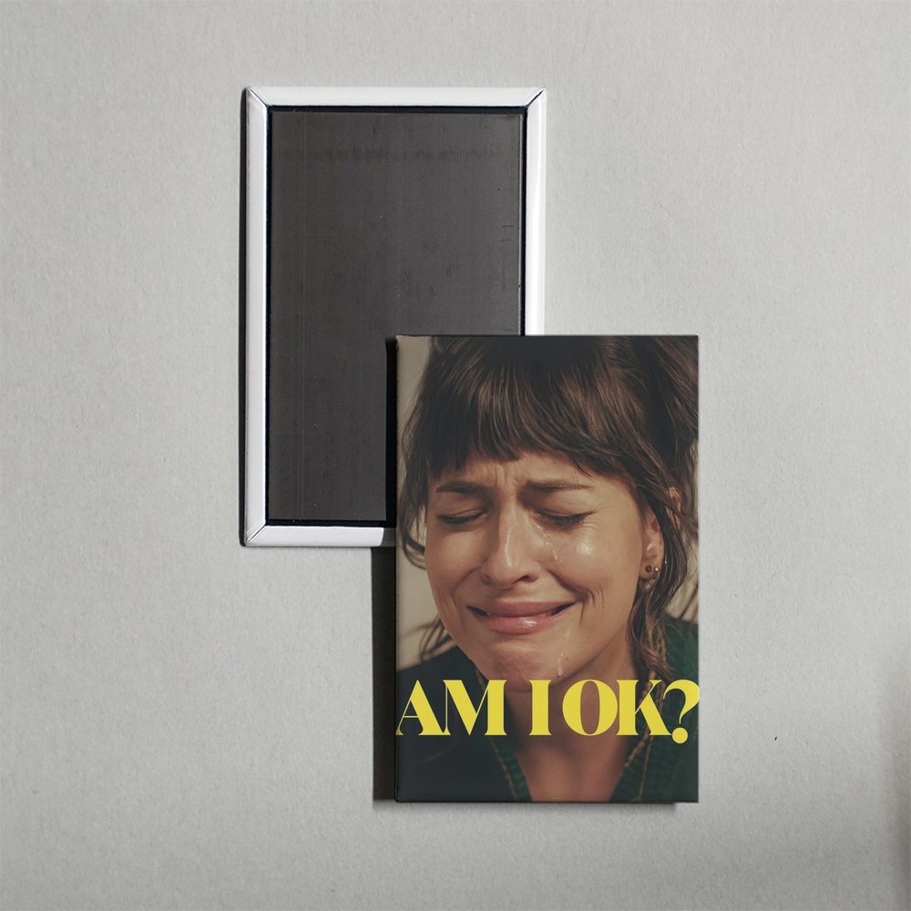 Am I OK Mini Movie Fridge Magnet