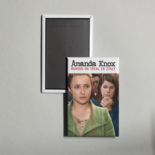 Amanda Knox Murder on Trial in Italy Mini Movie Fridge Magnet